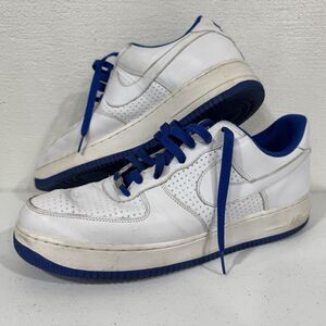 2006 Nike Air Force 1 Low "Stars" White Varsity Royal Blue AF1 313642-141-Sz 13